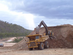 Loading Dump Truck
